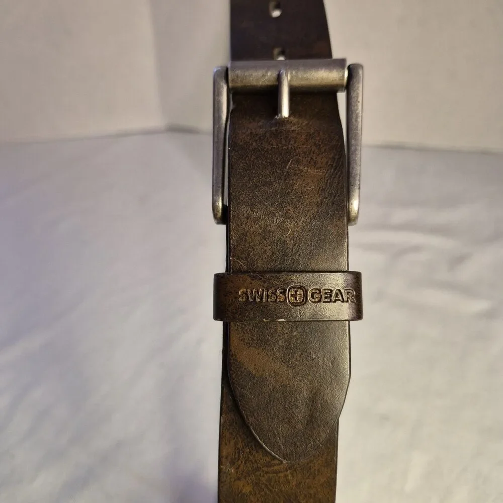 Swiss Gear Men's Bonded Leather Belt Size XXL (44-48) Brown SGT319.70